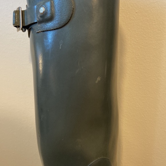 Hunter Original Tall Matte Rubber Rain Boots Gray - Picture 2 of 9
